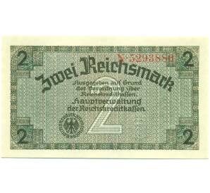 2 рейхсмарки 1940 года Германия (Для оккупированных территорий) — Фото №1