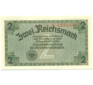 2 рейхсмарки 1940 года Германия (Для оккупированных территорий) — Фото №1