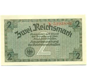 2 рейхсмарки 1940 года Германия (Для оккупированных территорий) — Фото №1