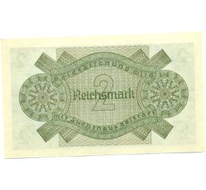 2 рейхсмарки 1940 года Германия (Для оккупированных территорий) — Фото №2
