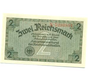 2 рейхсмарки 1940 года Германия (Для оккупированных территорий) — Фото №1