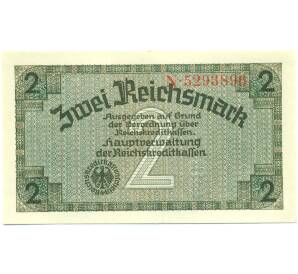 2 рейхсмарки 1940 года Германия (Для оккупированных территорий) — Фото №1