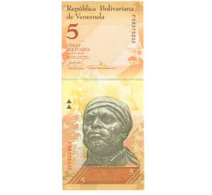 5 боливаров 2007 года Венесуэла — Фото №1