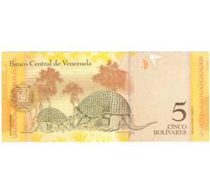 5 боливаров 2007 года Венесуэла — Фото №2