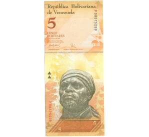 5 боливаров 2007 года Венесуэла — Фото №1