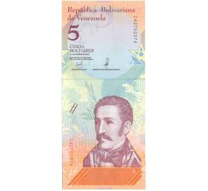 5 боливаров 2018 года Венесуэла — Фото №1