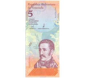 5 боливаров 2018 года Венесуэла — Фото №1