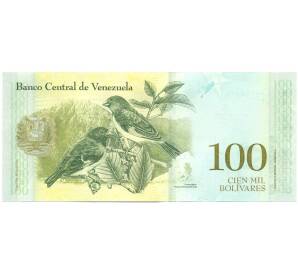 100000 боливаров 2017 года Венесуэла — Фото №2
