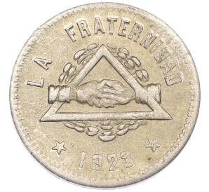 Торговый (кооперативный) жетон 25 сентимо 1915 года Испания — провинция Барселона — Фото №1