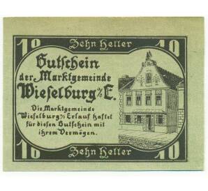 10 геллеров 1920 года Австрия — Визельбург (Нотгельд) — Фото №1