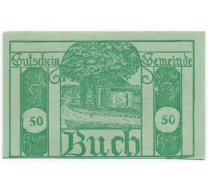 50 геллеров 1920 года Австрия — община Бух (Нотгельд) — Фото №1