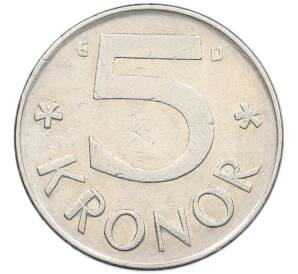 5 крон 1988 года Швеция — Фото №2