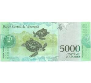 5000 боливаров 2017 года Венесуэла — Фото №2