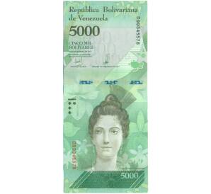 5000 боливаров 2017 года Венесуэла — Фото №1