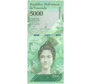 5000 боливаров 2017 года Венесуэла — Фото №1