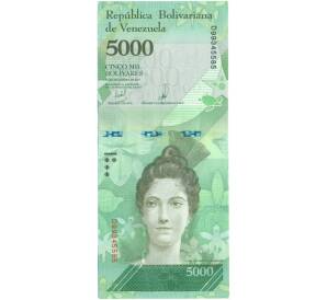 5000 боливаров 2017 года Венесуэла — Фото №1