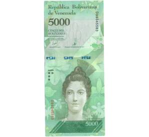 5000 боливаров 2017 года Венесуэла — Фото №1