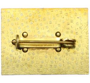 Значок 1981 года Восточная Германия (ГДР) «Боевая позиция — X съезд СЕПГ» — Фото №2