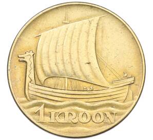 1 крона 1934 года Эстония — Фото №1