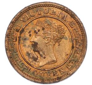 1/4 цента 1898 года Британский Цейлон — Фото №2
