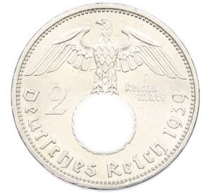 2 рейхсмарки 1939 года A Германия — Фото №1