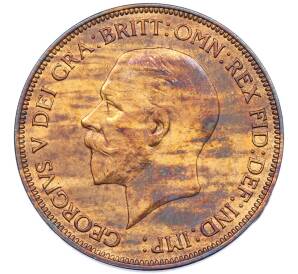 1 пенни 1935 года Великобритания — Фото №2