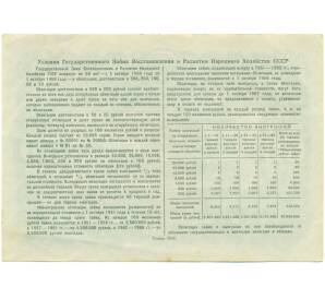 Облигация в 50 рублей 1946 года «Государственный заем восстановления и развития народного хозяйства» — Фото №2