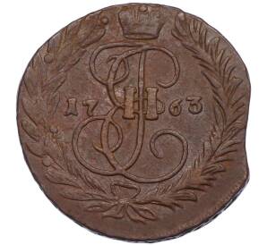 2 копейки 1763 года ММ — Фото №1