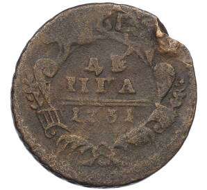 Денга 1731 года — Фото №1