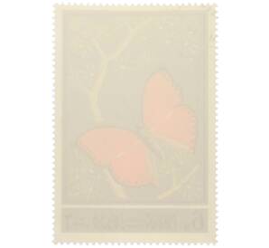 Почтовая марка 6 байз 1972 года Оман «Бабочки — Lemonias sudias» — Фото №2