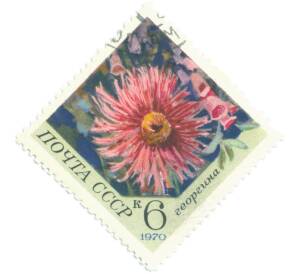 Почтовая марка 6 копеек 1970 года «Цветы — Георгина» — Фото №1