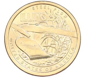 1 доллар 2024 года (D) США «Американские инновации — Стальной плуг» — Фото №1