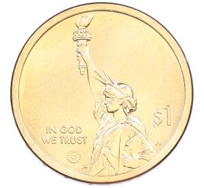 1 доллар 2023 года (D) США «Американские инновации — Первая трансплантация легких человеку» — Фото №2