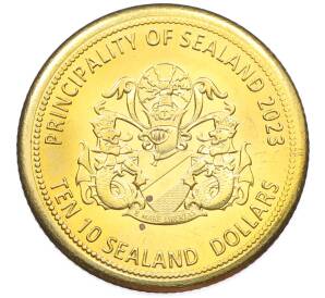 Жетон 2023 года «Principality of Sealand (Силенд) — Откеросинили» — Фото №2