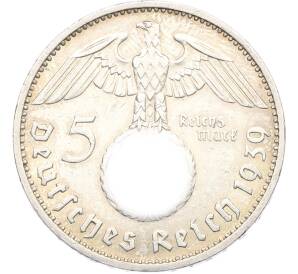 5 рейхсмарок 1939 года F Германия — Фото №1
