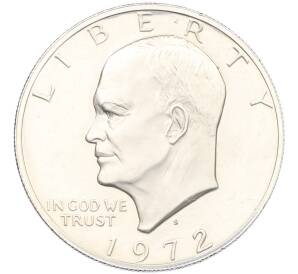 1 доллар 1972 года S США «Эйзенхауэр» — Фото №1
