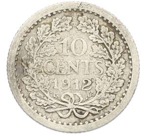 10 центов 1912 года Нидерланды — Фото №1