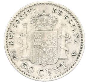50 сентимо 1904 года Испания — Фото №2