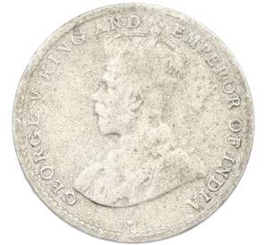 10 центов 1925 года Британский Цейлон — Фото №2