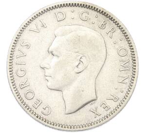 1 шиллинг 1941 года Великобритания — шотландский тип (лев сидит на двух лапах) — Фото №2