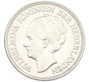 1/2 гульдена 1928 года Нидерланды — Фото №2