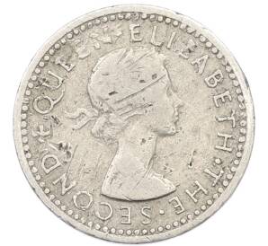 3 пенса 1957 года Родезия и Ньясаленд — Фото №2