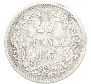 25 пенни 1897 года Русская Финляндия — Фото №1