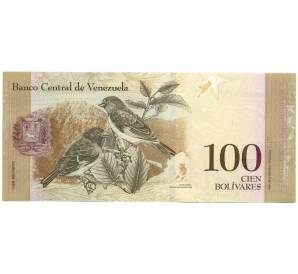 100 боливаров 2015 года Венесуэла — Фото №2