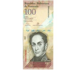 100 боливаров 2015 года Венесуэла — Фото №1