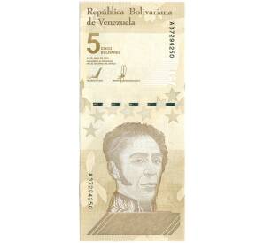 5 боливаровов 2021 года Венесуэла — Фото №1