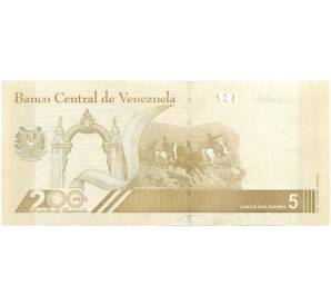 5 боливаровов 2021 года Венесуэла — Фото №2