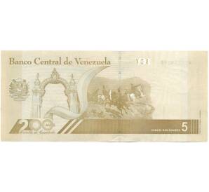 5 боливаровов 2021 года Венесуэла — Фото №2
