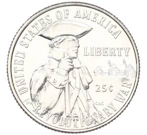 1/4 доллара (25 центов) 2026 года D США «Война за независимость — 250 лет независимости» — Фото №1