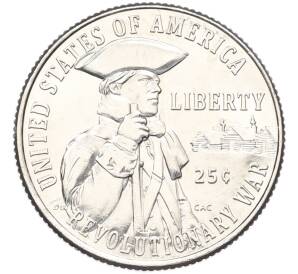 1/4 доллара (25 центов) 2026 года P США «Война за независимость — 250 лет независимости» — Фото №1